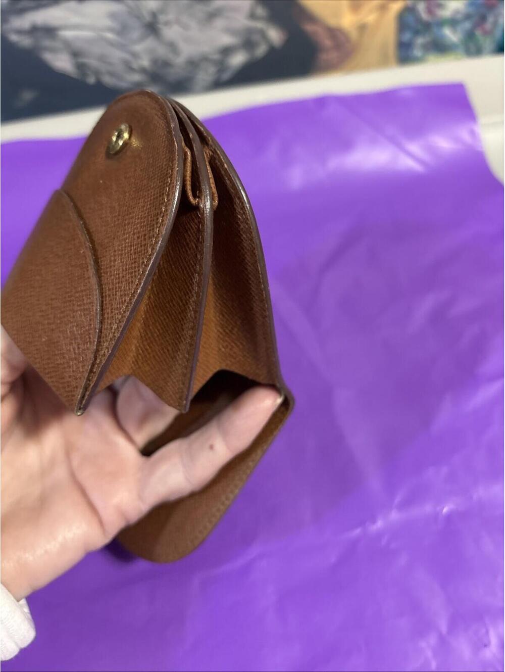 Auth Louis Vuitton Monogram Porte Monnaie Gousset Coin Purse Wallet M61970 PVC - Picture 14 of 16